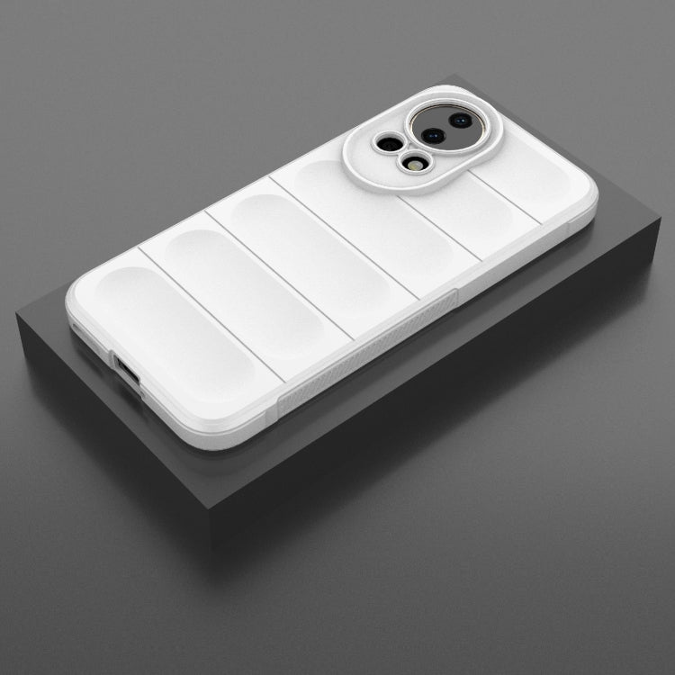For Huawei nova 12 5G Magic Shield TPU + Flannel Phone Case(White)