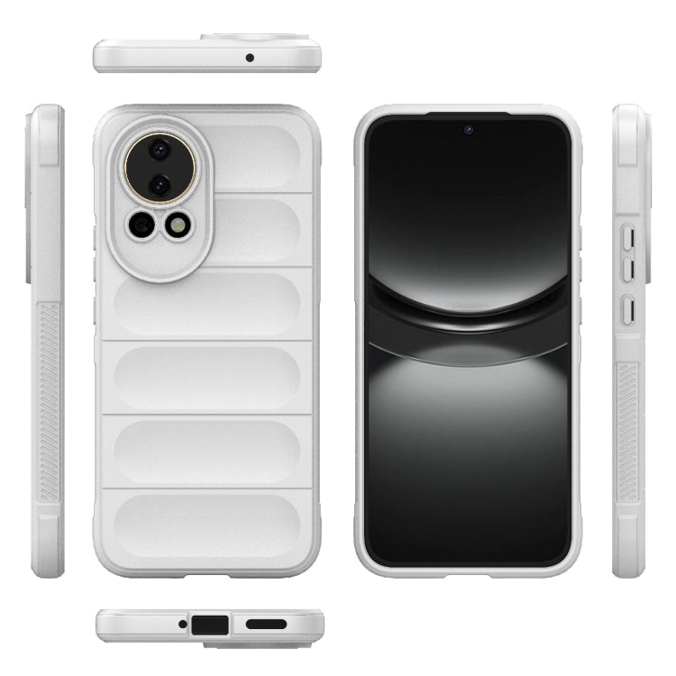 For Huawei nova 12 5G Magic Shield TPU + Flannel Phone Case(White)