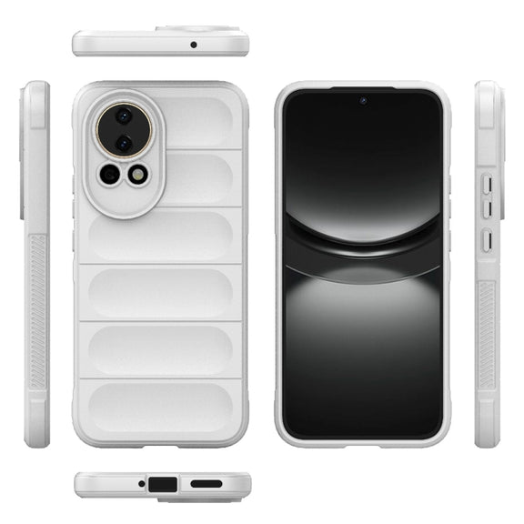 For Huawei nova 12 5G Magic Shield TPU + Flannel Phone Case(White)