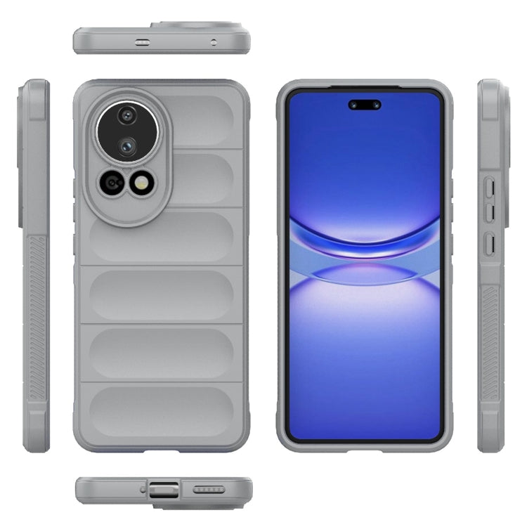 For Huawei nova 12 Ultra / 12 Pro Magic Shield TPU + Flannel Phone Case(Grey)