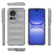 For Huawei nova 12 Ultra / 12 Pro Magic Shield TPU + Flannel Phone Case(Grey)