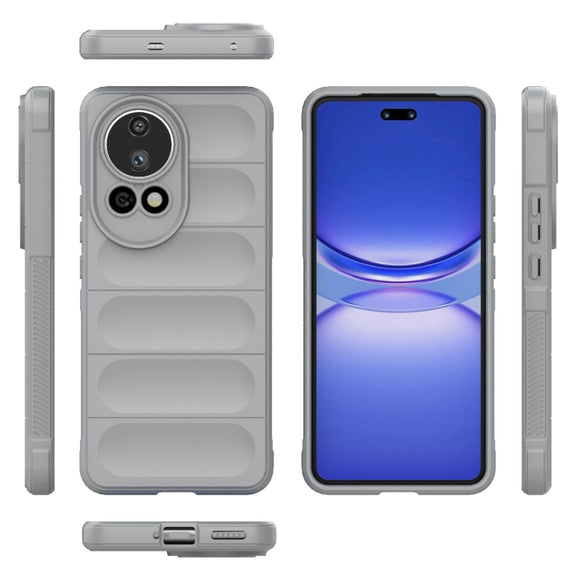 For Huawei nova 12 Ultra / 12 Pro Magic Shield TPU + Flannel Phone Case(Grey)
