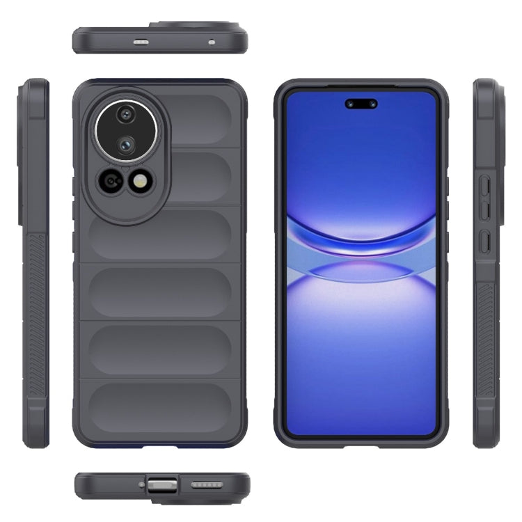For Huawei nova 12 Ultra / 12 Pro Magic Shield TPU + Flannel Phone Case(Dark Grey)
