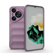 For Huawei Pura 70 Magic Shield TPU + Flannel Phone Case(Purple)