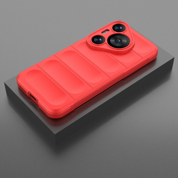 For Huawei Pura 70 Pro / 70 Pro+ Magic Shield TPU + Flannel Phone Case(Red)