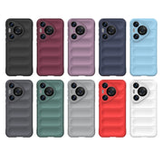 For Huawei Pura 70 Pro / 70 Pro+ Magic Shield TPU + Flannel Phone Case(Grey)