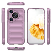 For Huawei Pura 70 Pro / 70 Pro+ Magic Shield TPU + Flannel Phone Case(Purple)