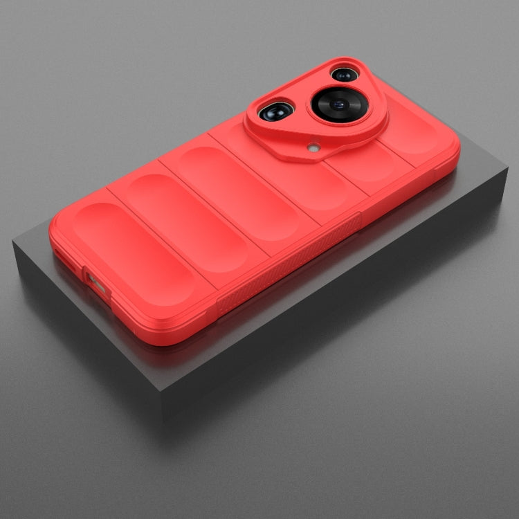 For Huawei Pura 70 Ultra Magic Shield TPU + Flannel Phone Case(Red)
