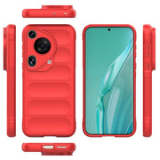 For Huawei Pura 70 Ultra Magic Shield TPU + Flannel Phone Case(Red)