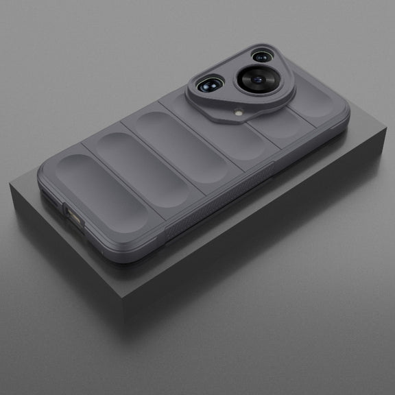 For Huawei Pura 70 Ultra Magic Shield TPU + Flannel Phone Case(Dark Grey)