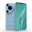 For Huawei Pura 70 Ultra Magic Shield TPU + Flannel Phone Case(Light Blue) - Huawei Cases by PMC TechLife | Online Shopping South Africa | PMC TechLife | Buy Now Pay Later Mobicred