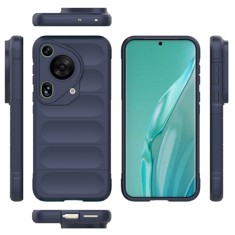 For Huawei Pura 70 Ultra Magic Shield TPU + Flannel Phone Case(Dark Blue)