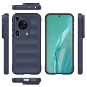 For Huawei Pura 70 Ultra Magic Shield TPU + Flannel Phone Case(Dark Blue)