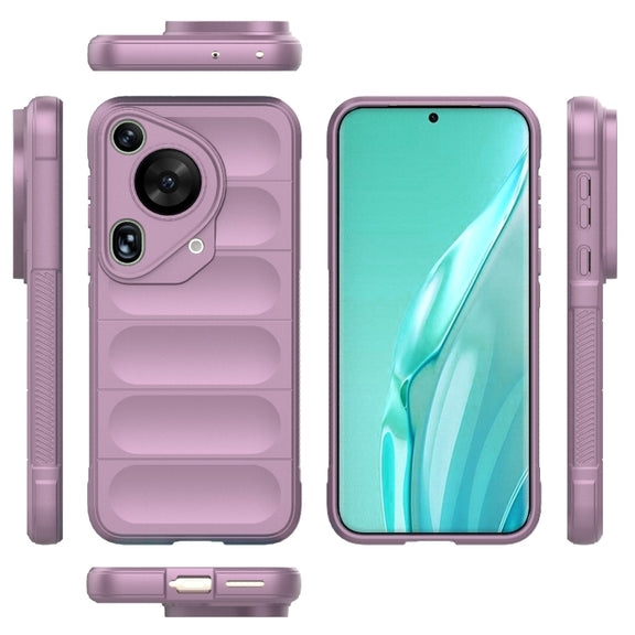 For Huawei Pura 70 Ultra Magic Shield TPU + Flannel Phone Case(Purple)