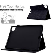 For iPad Pro 11 2024 Rhombus TPU Smart Leather Tablet Case(Black)