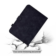 For iPad Pro 11 2024 Rhombus TPU Smart Leather Tablet Case(Black)