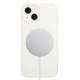 For iPhone 15 Wheat MagSafe Magnetic Straw Material + TPU Phone Case(White) - iPhone 15 Cases by PMC TechLife | Online Shopping South Africa | PMC TechLife