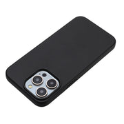 For iPhone 13 Pro Max Wheat MagSafe Magnetic Straw Material + TPU Phone Case(Black)