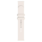 18mm Universal Solid Color Reverse Buckle Silicone Watch Band(Starlight Color)
