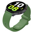 18mm Universal Solid Color Reverse Buckle Silicone Watch Band(Green) - free shipping - PMC TechLife - Order now!