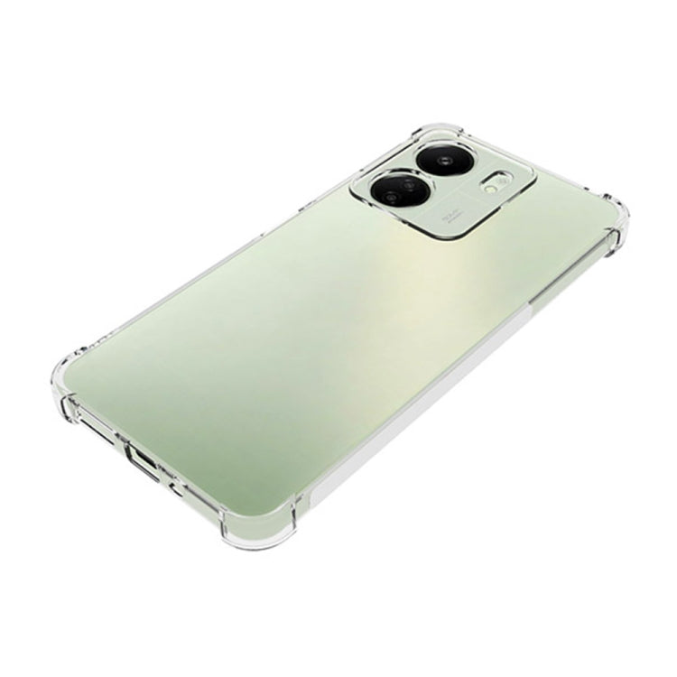 For Xiaomi Redmi 13C Shockproof Non-slip Thickening TPU Phone Case(Transparent)