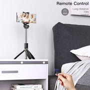 Yesido SF11 Retractable Bluetooth Tripod Phone Live Broadcast Selfie Stand(Black)