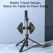 Yesido SF13 Retractable Extended Bluetooth Tripod Phone Live Streaming Selfie Stand(Black)