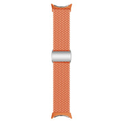 For Google Pixel Watch / Watch 2 Nylon Loop Magnetic Buckle Watch Band(Orange)