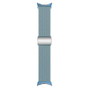 For Google Pixel Watch / Watch 2 Nylon Loop Magnetic Buckle Watch Band(Rock Blue)