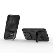 For Xiaomi 14 5G Punk Armor 2 in 1 PC + TPU Phone Case with Holder(Black)