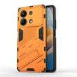 For Xiaomi Redmi Note 13R Pro 5G Punk Armor 2 in 1 PC + TPU Phone Case with Holder(Orange) - Xiaomi Cases by PMC TechLife | Online Shopping South Africa | PMC TechLife | Buy Now Pay Later Mobicred