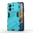 For Xiaomi Redmi Note 13R Pro 5G Punk Armor 2 in 1 PC + TPU Phone Case with Holder(Blue) - Xiaomi Cases by PMC TechLife | Online Shopping South Africa | PMC TechLife | Buy Now Pay Later Mobicred