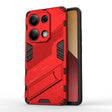 For Xiaomi Redmi Note 13 Pro 4G Global Punk Armor 2 in 1 PC + TPU Phone Case with Holder(Red) - Xiaomi Cases by PMC TechLife | Online Shopping South Africa | PMC TechLife | Buy Now Pay Later Mobicred
