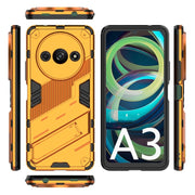For Xiaomi Redmi A3 4G Global Punk Armor 2 in 1 PC + TPU Phone Case with Holder(Orange)