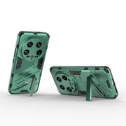 For Xiaomi 14 Ultra 5G Punk Armor 2 in 1 PC + TPU Phone Case with Holder(Green)