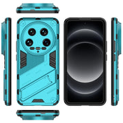 For Xiaomi 14 Ultra 5G Punk Armor 2 in 1 PC + TPU Phone Case with Holder(Blue)