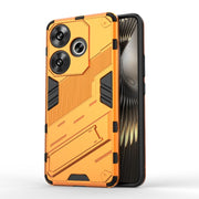 For Xiaomi Redmi Turbo 3 5G Punk Armor 2 in 1 PC + TPU Phone Case with Holder(Orange)