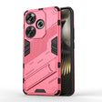 For Xiaomi Redmi Turbo 3 5G Punk Armor 2 in 1 PC + TPU Phone Case with Holder(Light Red) - Xiaomi Cases by PMC TechLife | Online Shopping South Africa | PMC TechLife | Buy Now Pay Later Mobicred
