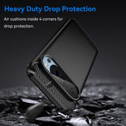 For Google Pixel 9 Carbon Fiber Brushed Texture TPU Phone Case(Black)