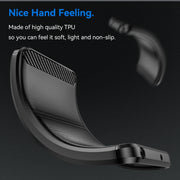 For Google Pixel 9 Carbon Fiber Brushed Texture TPU Phone Case(Black)