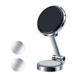 ZF016 Magnetic Alloy Foldable Car Dashboard Phone Holder(Silver) - Car Holders by PMC TechLife | Online Shopping South Africa | PMC TechLife | Buy Now Pay Later Mobicred