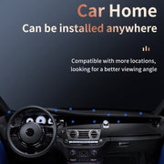 ZF016 Magnetic Alloy Foldable Car Dashboard Phone Holder(Silver)