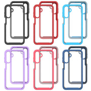 For Samsung Galaxy A15 5G Starry Sky Solid Color Shockproof TPU Clear PC Phone Case(Black)