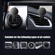 360 Degree Rotating Car Air Outlet Magnetic Phone Holder(Silver)