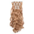 50cm 16 Card Long Curly Hair Wig Seamless Hair Extension Piece(15.27#) - free shipping - PMC TechLife - Order now!