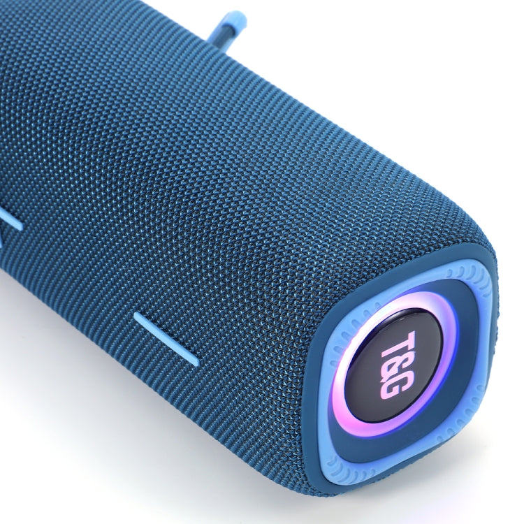 T&G TG654 Portable 3D Stereo Subwoofer Wireless Bluetooth Speaker(Blue)