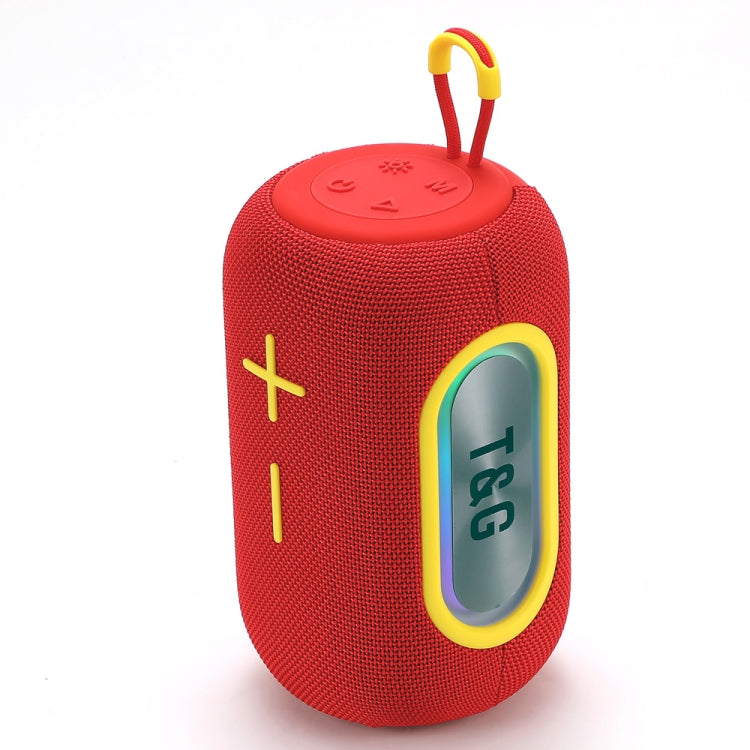 T&G TG665 20W LED Portable Subwoofer Wireless Bluetooth Speaker(Red)