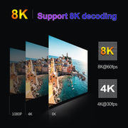 H96 Max V58 Android 12.0 Smart TV Box, 8GB+64GB, Quad-core Cortex-A76 and Quad-core Cortex-A55(EU Plug)