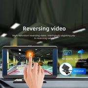 B300R 7 inch Portable Car MP5 Player Built-in Driving Recorder Support CarPlay / Android Auto(Black)