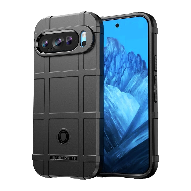 For Google Pixel 9 Full Coverage Shockproof TPU Phone Case(Black)